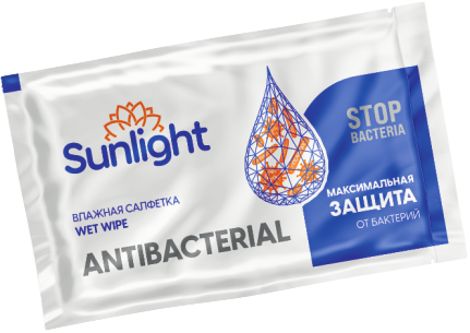 Sunlight «Antibacterial» Синий 1шт