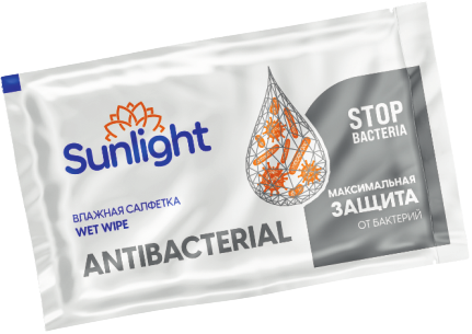 Sunlight «Antibacterial» Серебряный 1шт