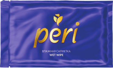 Влажная салфетка Peri Синий 1шт